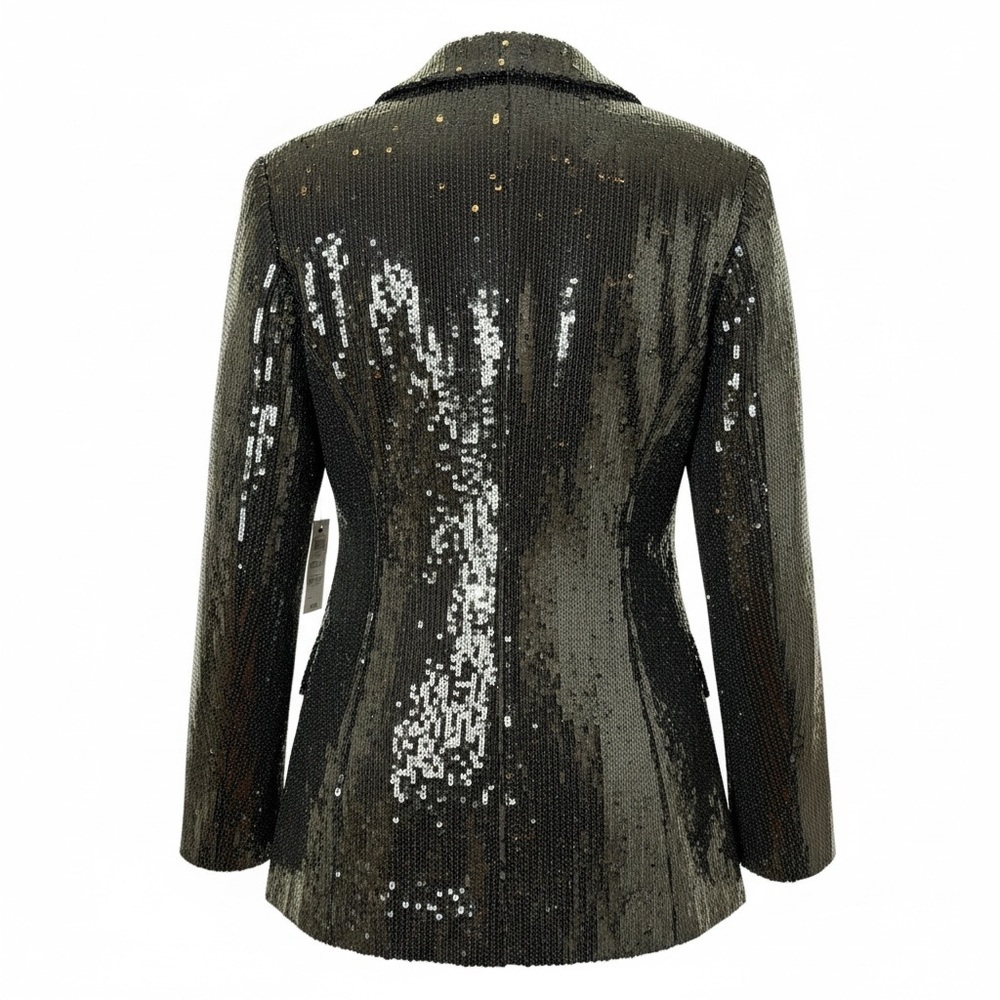 ✨ NWT INC International Concepts Jewel-Tone Sequin Jacket – Size Medium ✨ - Picture 3 of 9